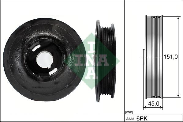 Wilmink Group WG1254392 - Belt Pulley, crankshaft autospares.lv