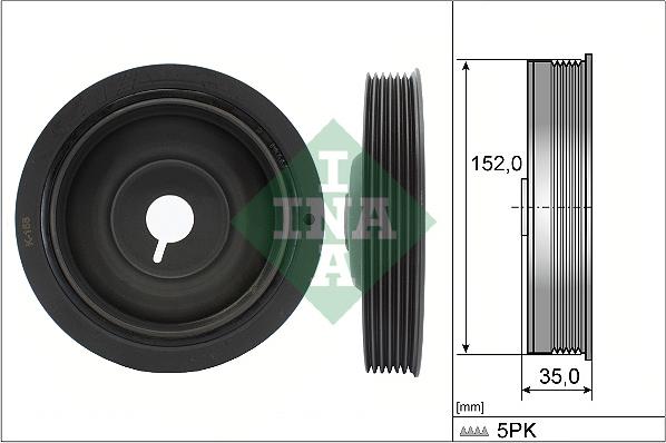 Wilmink Group WG1254381 - Belt Pulley, crankshaft autospares.lv