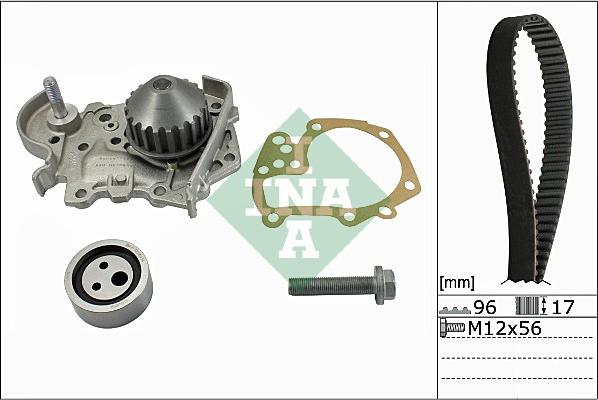 Wilmink Group WG1251411 - Water Pump & Timing Belt Set autospares.lv