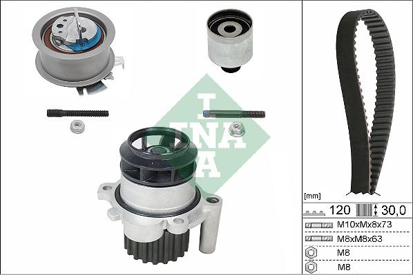 Wilmink Group WG1251432 - Water Pump & Timing Belt Set autospares.lv