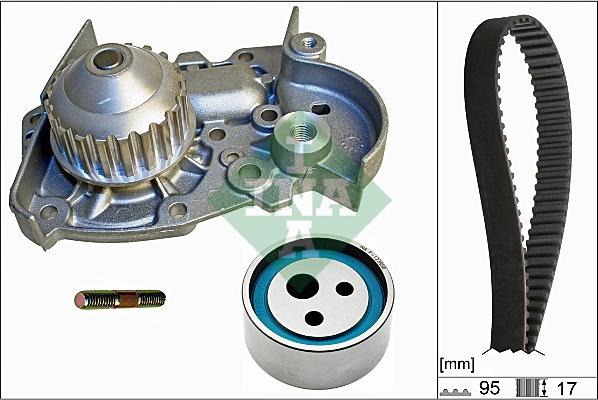 Wilmink Group WG1251135 - Water Pump & Timing Belt Set autospares.lv