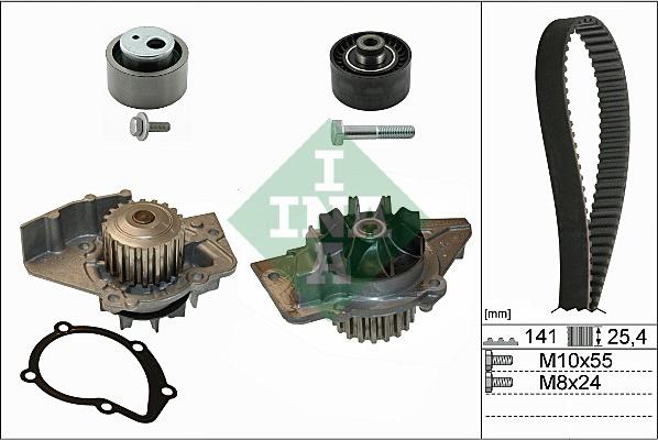 Wilmink Group WG1251841 - Water Pump & Timing Belt Set autospares.lv