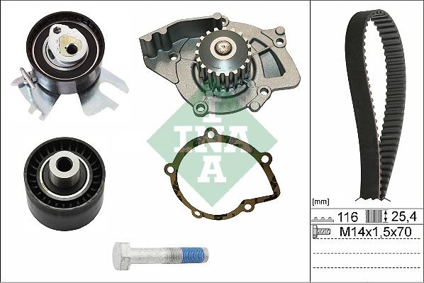 Wilmink Group WG1251812 - Water Pump & Timing Belt Set autospares.lv