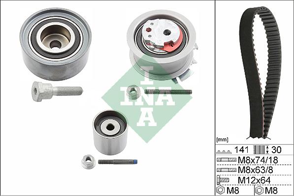 Wilmink Group WG1251832 - Timing Belt Set autospares.lv