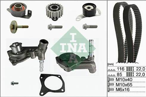 Wilmink Group WG1251282 - Water Pump & Timing Belt Set autospares.lv