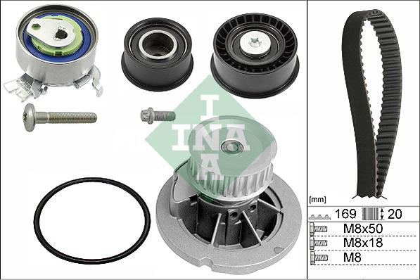 Wilmink Group WG1251226 - Water Pump & Timing Belt Set autospares.lv