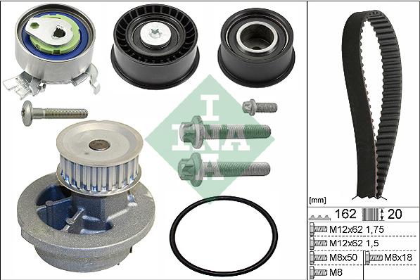 Wilmink Group WG1251799 - Water Pump & Timing Belt Set autospares.lv