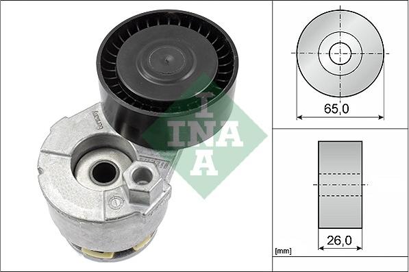 Wilmink Group WG1253455 - Belt Tensioner, v-ribbed belt autospares.lv