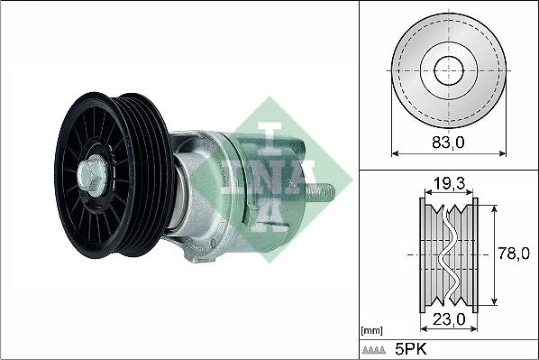 Wilmink Group WG1253424 - Belt Tensioner, v-ribbed belt autospares.lv