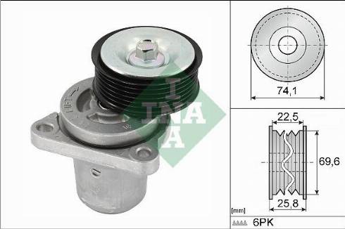 Wilmink Group WG1253535 - Belt Tensioner, v-ribbed belt autospares.lv