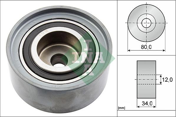 Wilmink Group WG1253043 - Deflection / Guide Pulley, timing belt autospares.lv