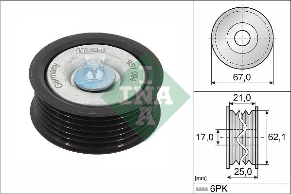 Wilmink Group WG1253115 - Pulley, v-ribbed belt autospares.lv