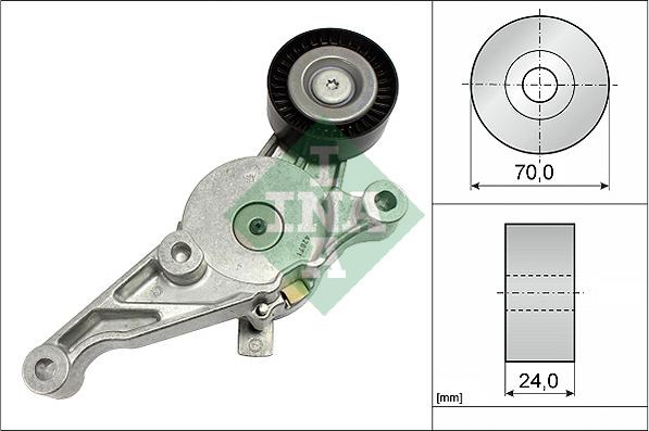 Wilmink Group WG1253393 - Belt Tensioner, v-ribbed belt autospares.lv