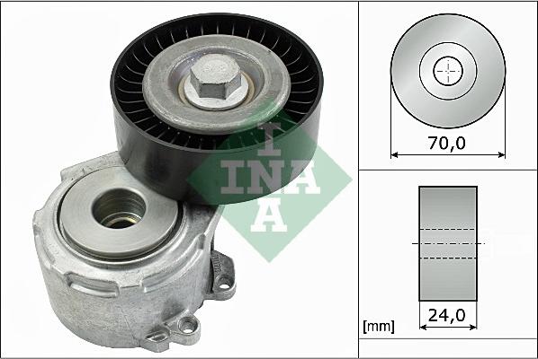 Wilmink Group WG1253355 - Belt Tensioner, v-ribbed belt autospares.lv