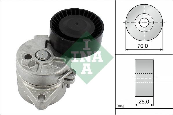 Wilmink Group WG1253350 - Belt Tensioner, v-ribbed belt autospares.lv