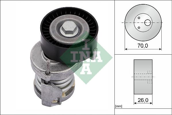 Wilmink Group WG1253368 - Belt Tensioner, v-ribbed belt autospares.lv