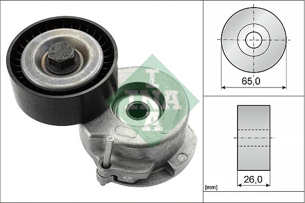 Wilmink Group WG1253302 - Belt Tensioner, v-ribbed belt autospares.lv