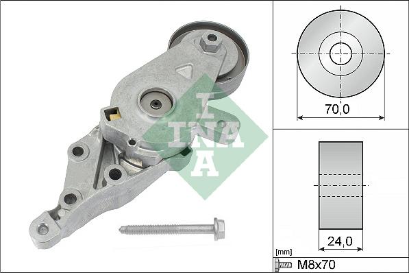 Wilmink Group WG1253385 - Belt Tensioner, v-ribbed belt autospares.lv