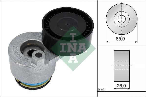 Wilmink Group WG1253386 - Belt Tensioner, v-ribbed belt autospares.lv