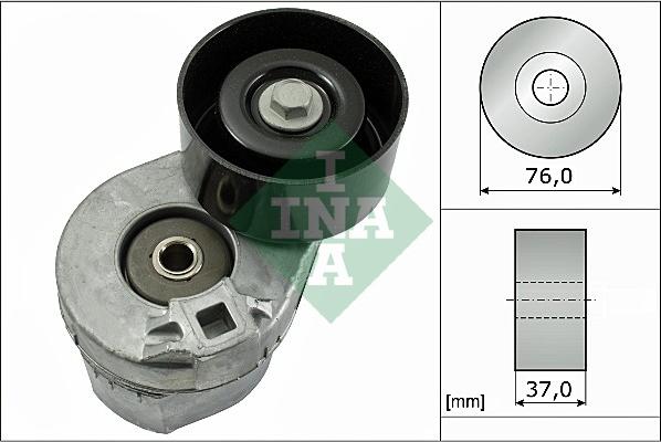 Wilmink Group WG1253284 - Belt Tensioner, v-ribbed belt autospares.lv