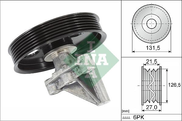 Wilmink Group WG1252903 - Pulley, v-ribbed belt autospares.lv