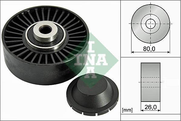 Wilmink Group WG1252916 - Pulley, v-ribbed belt autospares.lv
