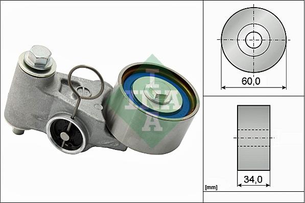 Wilmink Group WG1252480 - Tensioner Pulley, timing belt autospares.lv