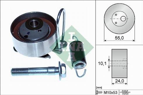 Wilmink Group WG1252425 - Tensioner Pulley, timing belt autospares.lv