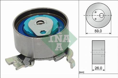 Wilmink Group WG1252504 - Tensioner Pulley, timing belt autospares.lv