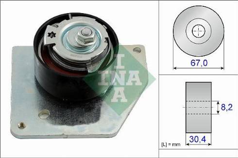 Wilmink Group WG1252654 - Tensioner Pulley, timing belt autospares.lv