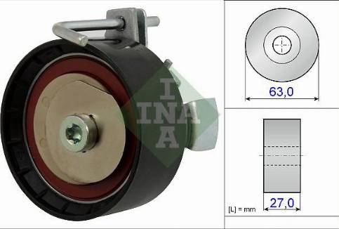 Wilmink Group WG1252664 - Tensioner Pulley, timing belt autospares.lv