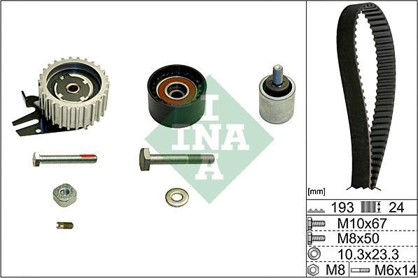 Wilmink Group WG1252039 - Timing Belt Set autospares.lv