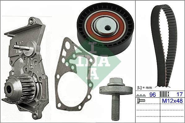 Wilmink Group WG1252037 - Water Pump & Timing Belt Set autospares.lv