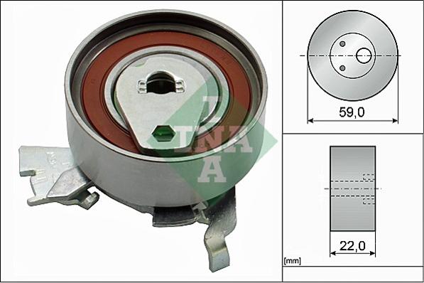 Wilmink Group WG1252264 - Tensioner Pulley, timing belt autospares.lv