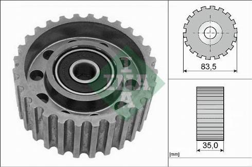 Wilmink Group WG1252724 - Deflection / Guide Pulley, timing belt autospares.lv