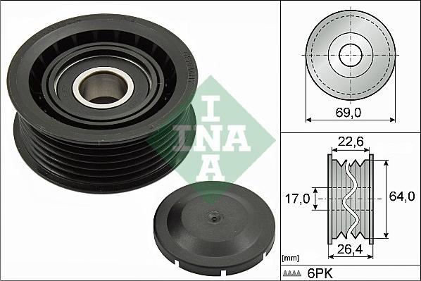Wilmink Group WG1252776 - Pulley, v-ribbed belt autospares.lv