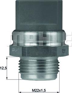 Wilmink Group WG1265980 - Temperature Switch, radiator / air conditioner fan autospares.lv