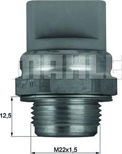 Wilmink Group WG1265981 - Temperature Switch, radiator / air conditioner fan autospares.lv
