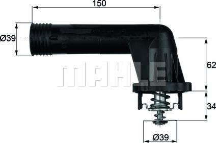 Wilmink Group WG1262772 - Coolant thermostat / housing autospares.lv