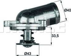 Wilmink Group WG1262777 - Coolant thermostat / housing autospares.lv