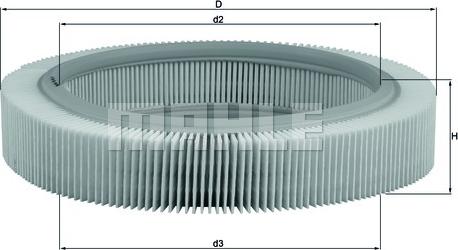 Wilmink Group WG1216203 - Air Filter, engine autospares.lv