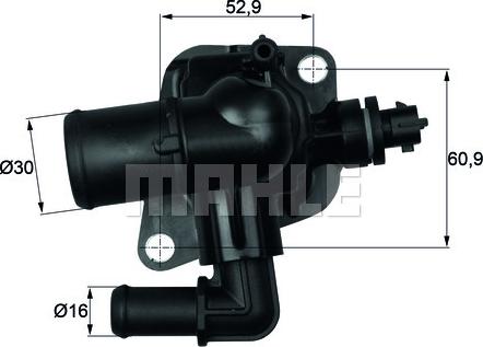 Wilmink Group WG1217599 - Coolant thermostat / housing autospares.lv