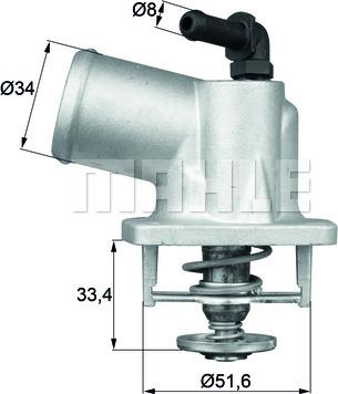 Wilmink Group WG1217693 - Coolant thermostat / housing autospares.lv