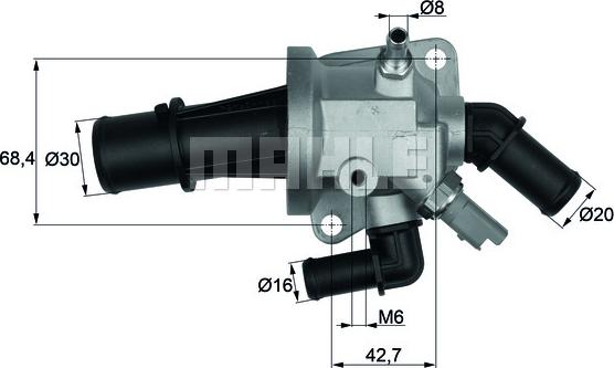 Wilmink Group WG1217602 - Coolant thermostat / housing autospares.lv