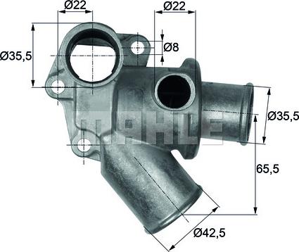Wilmink Group WG1217706 - Coolant thermostat / housing autospares.lv