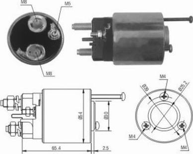 Wilmink Group WG1748217 - Solenoid Switch, starter autospares.lv