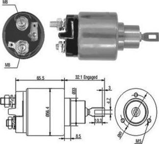 Wilmink Group WG1748235 - Solenoid Switch, starter autospares.lv