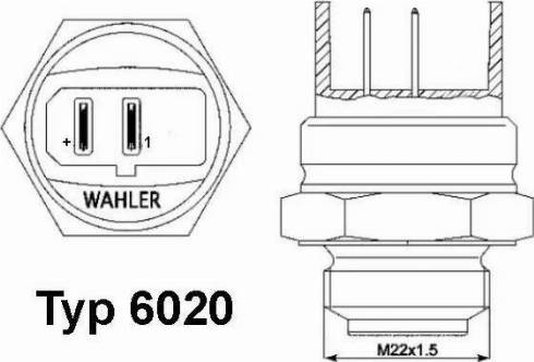 Wilmink Group WG1700178 - Temperature Switch, radiator / air conditioner fan autospares.lv