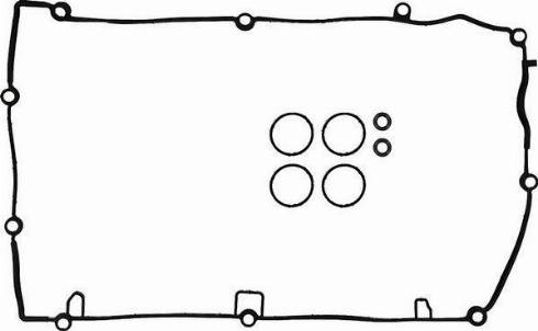 Wilmink Group WG1707217 - Gasket Set, cylinder head cover autospares.lv