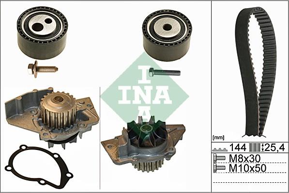 Wilmink Group WG1710045 - Water Pump & Timing Belt Set autospares.lv